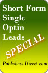 Short Form Single Optin Leads