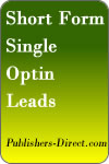 Short Form Single Optin Leads